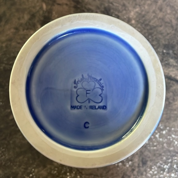 WADE | Irish Porcelain Tall Fly Fishing Scene Beer Stein Mug | Made in Ireland - Picture 7 of 7